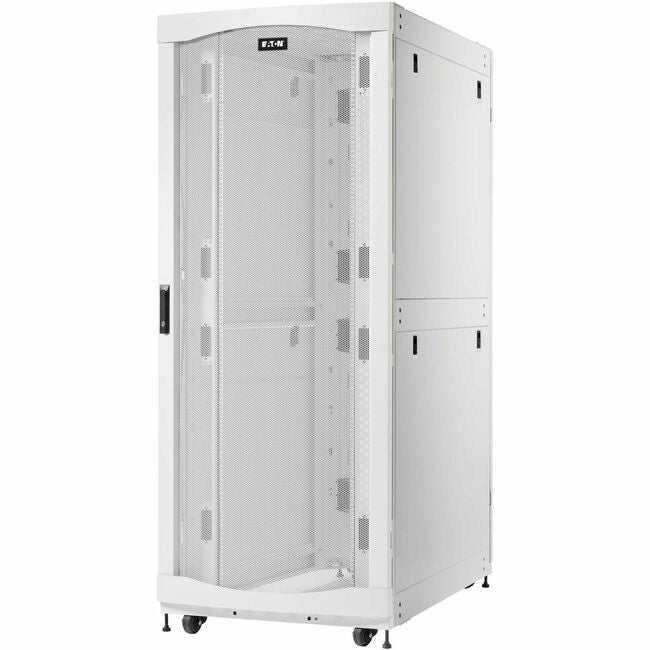 Eaton SRH483246W SmartRack 48U Deep Extra-Wide Heavy-Duty Rack Enclosure Cabinet for AI Servers, White