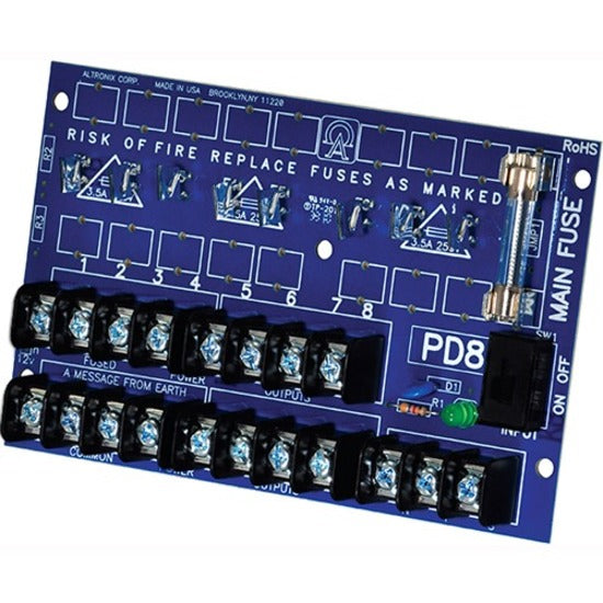 Strategic Sourcing PD8CB Altronix PD8CB PDU de 8 Salidas