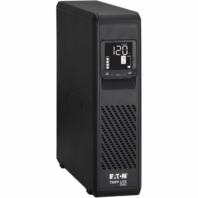 Eaton SMART750PSRTNC Tripp Lite Series 750VA 475W 120V Line-Interactive Pure Sine Wave Cloud-Connected UPS with Remote Monitoring - 8 NEMA 5-15R Outlets (Surge and Battery Backup), LCD, 5-15P Plug, Tower