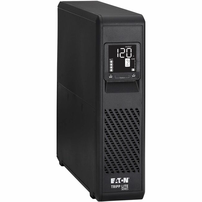 Eaton SMART1000PSRTNC Tripp Lite Series 1000VA 750W 120V Line-Interactive Pure Sine Wave Cloud-Connected UPS with Remote Monitoring - 10 NEMA 5-15R Outlets (Surge and Battery Backup), LCD, 5-15P Plug, Tower