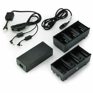 Strategic Sourcing-zebra SAC-MPP-6BCHUS1-01 Cargador de Batería Dual de 3 Ranuras Zebra Conectado por Cable Y