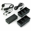 Strategic Sourcing-zebra SAC-MPP-6BCHUS1-01 Cargador de Batería Dual de 3 Ranuras Zebra Conectado por Cable Y