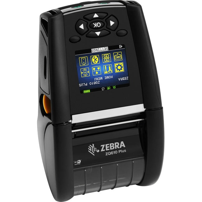 Strategic Sourcing-zebra ZQ61-AUFA004-00 Zebra ZQ610 Plus Impresora térmica directa de escritorio, industrial y móvil - Monocromática - Impresión de etiquetas/recibos - Bluetooth - Comunicación de campo cercano (NFC)
