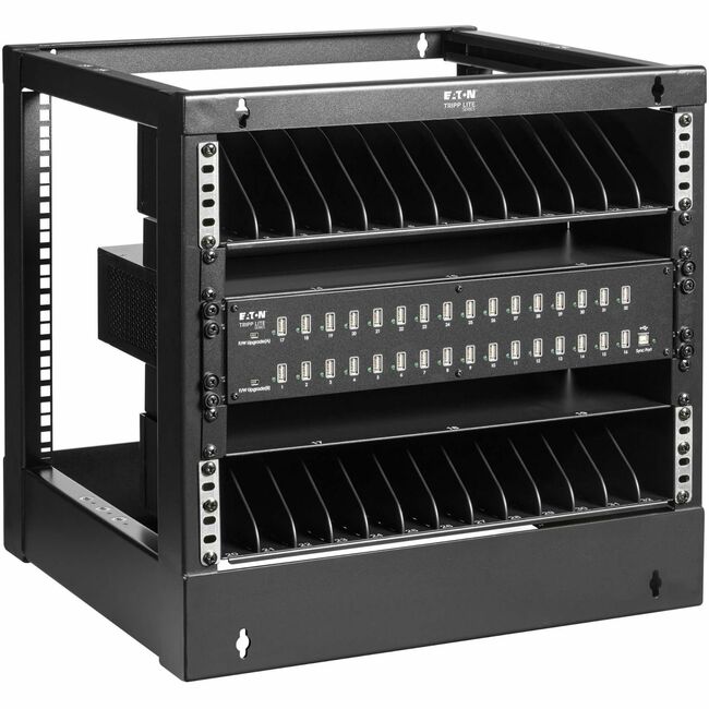Eaton CSDO32USBIND Estación de carga en marco abierto industrial Eaton Tripp Lite para 32 dispositivos Zebra/portátiles - USB con sincronización