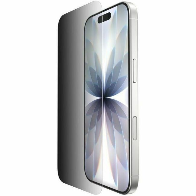 Belkin International INC OVA169FQ-REV Protector de Pantalla Belkin InvisiGlass Privacy Filter para iPhone 17 / iPhone 16 Pro, Gen 2 Negro, Transparente