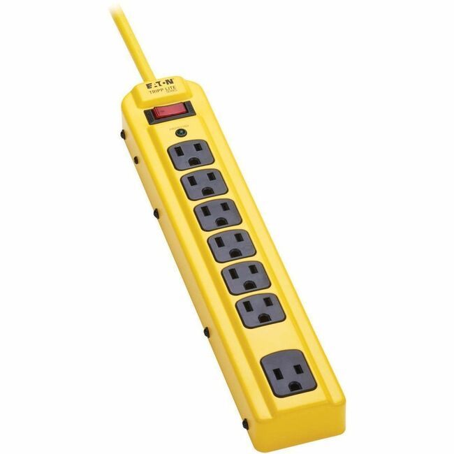 Eaton TLM704SA Protector Contra Sobretensiones Industrial Eaton Tripp Lite Series de 7 Salidas - Cable de 4 ft, 450 Joules, Carcasa de Metal