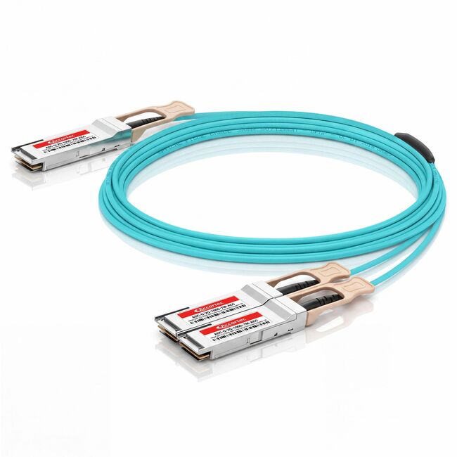 Accortec Incorporated AOC-Q-2Q-100G-7M-ACC Accortec 100GbE QSFP a 2x 50GbE QSFP Cable Óptico Activo Compatible con Arista - 7M