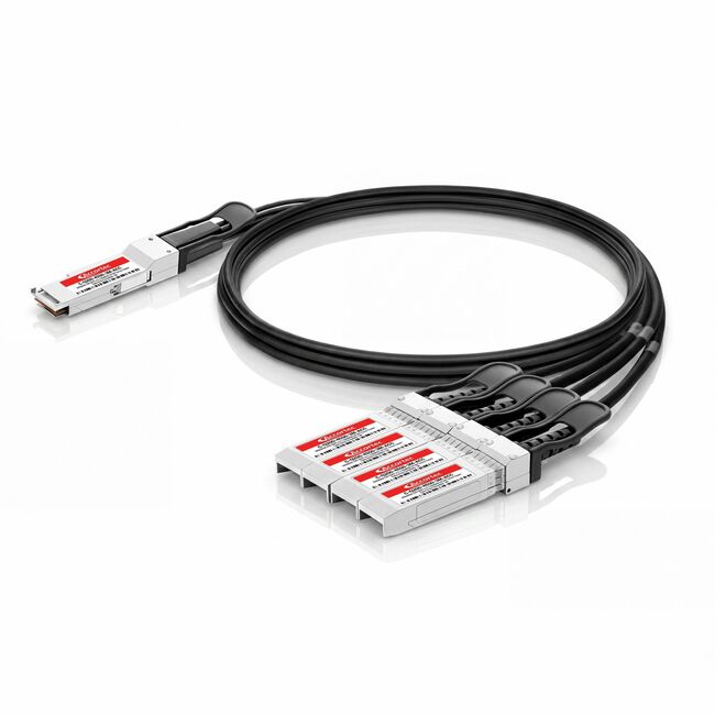 Accortec Incorporated C-Q200-4S50-3M-ACC Accortec 200GBASE-CR4 QSFP a 4 x 50GBASE-CR SFP Cable Twinax de Cobre Compatible con Arista- 3M