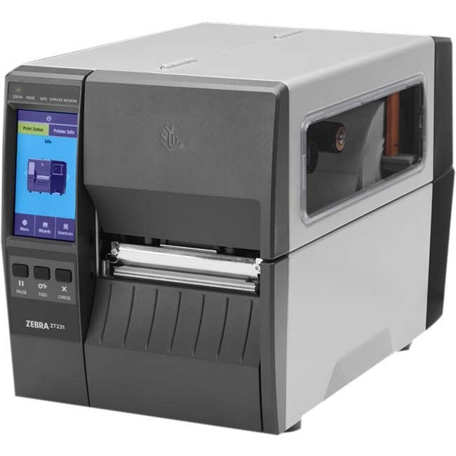 Strategic Sourcing-zebra ZT23143-T31000FZ Zebra ZT231 Impresora Térmica de Transferencia - Monocromática - Impresión de Etiquetas - Ethernet - USB - Host USB - Serial - Bluetooth - US