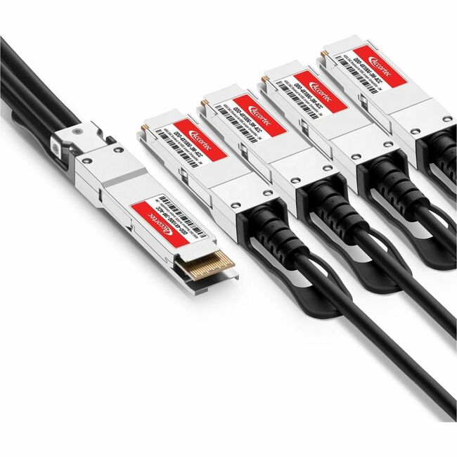 Accortec Incorporated QDD-4X100G-3M-ACC Accortec 400G DAC Breakout 4x100G Juniper Compatible- 3M
