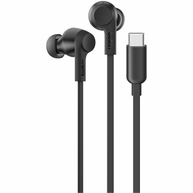 Belkin International INC G3H0003FQBK Belkin SoundForm ANC Wired Earbuds (USB-C)