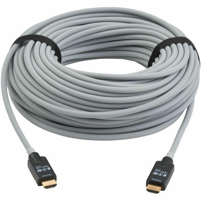 Eaton P568FA-40M-8K6 Tripp Lite series Cable de Fibra Óptica HDMI Blindado de Alta Velocidad HDMI 2.1 8K 60 Hz 48 Gbps HDR M/M Negro 40M