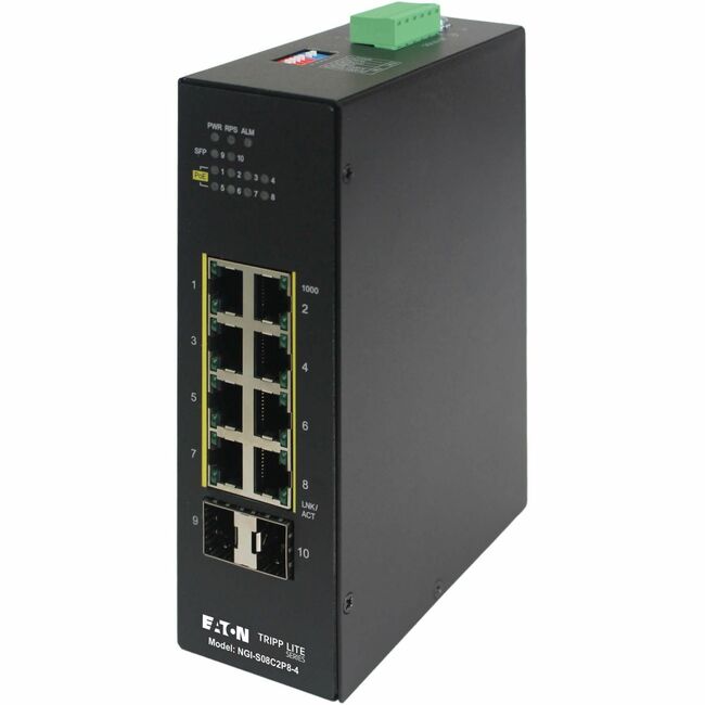 Eaton NGI-S08C2P8-4 Tripp Lite series NGI-S08C2P8-4 Conmutador Ethernet