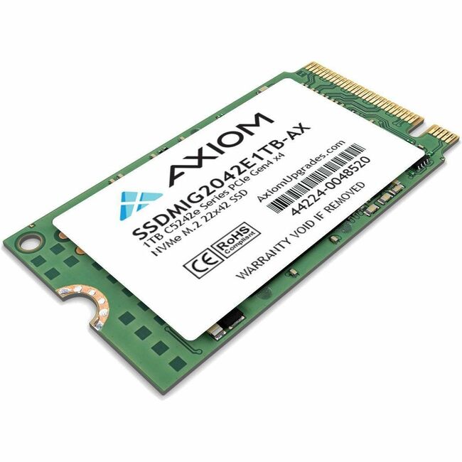 Axiom SSDMSM6842E250-AX C5242e 250 GB Solid State Drive - M.2 2242 Internal - PCI Express NVMe (PCI Express NVMe 4.0 x4) - TAA Compliant
