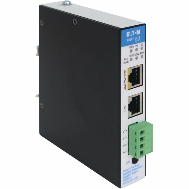 Eaton NPOE-SPL-EXT Serie Tripp Lite Divisor/Extensor Ethernet Gigabit Industrial PoE++