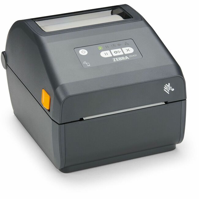 Strategic Sourcing-zebra ZD4A043-D01X01EZ Zebra ZD421 Desktop, Manufacturing, Transportation & Logistic, Healthcare, Retail, Government Direct Thermal Printer - Monochrome - Label/Receipt Print - USB - USB Host - Serial - Bluetooth 4.1 - Near Field C