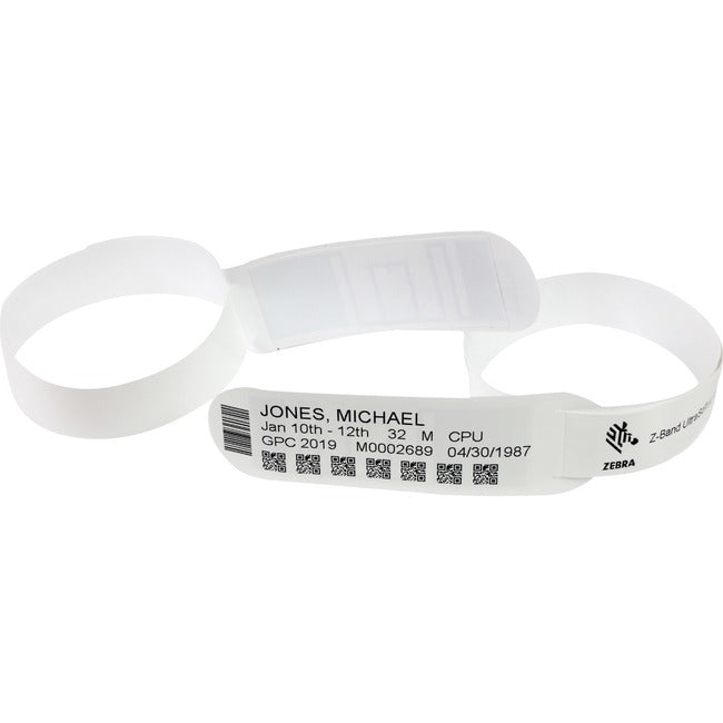 Strategic Sourcing-zebra 10018856 Zebra Z-Band UltraSoft 4000D Etiqueta Térmica