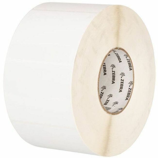Strategic Sourcing-zebra 83340 Papel para etiquetas Zebra 4 x 1in Transferencia térmica Zebra Z-Select 4000T núcleo de 1 in