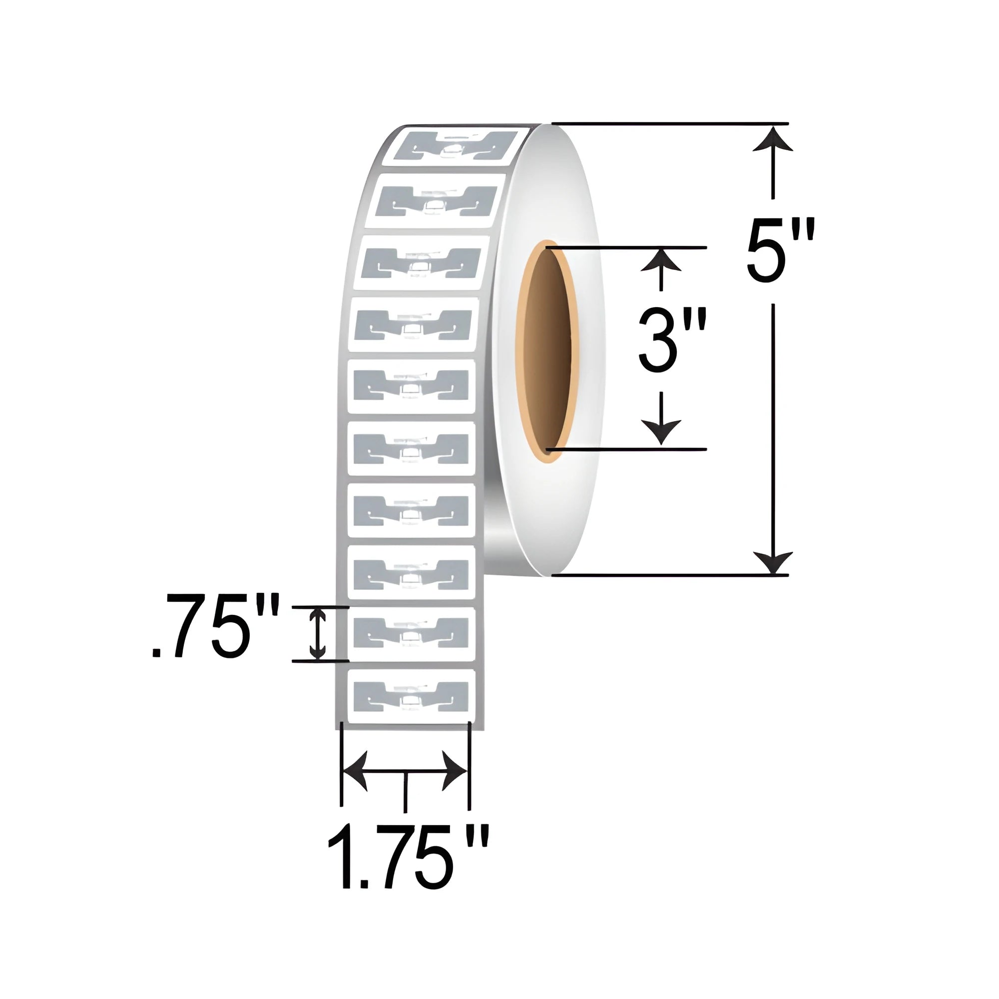 Strategic Sourcing-zebra 10041946 Etiqueta RFID Zebra PolyPro 3000T
