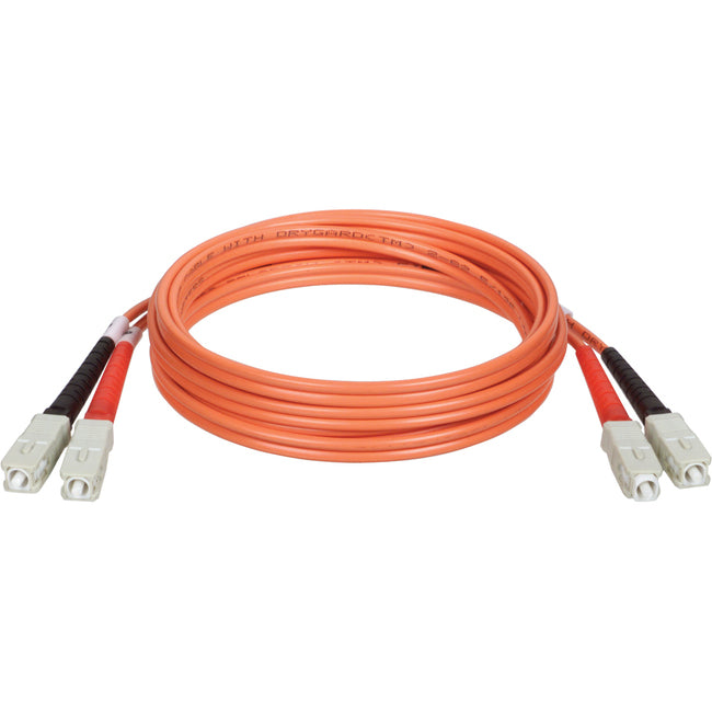 Eaton N306-46M Cable de Parcheo de Fibra Óptica Dúplex Multimodo Eaton Tripp Lite Series 62.5/125 (SC/SC), 46M (150 ft.)