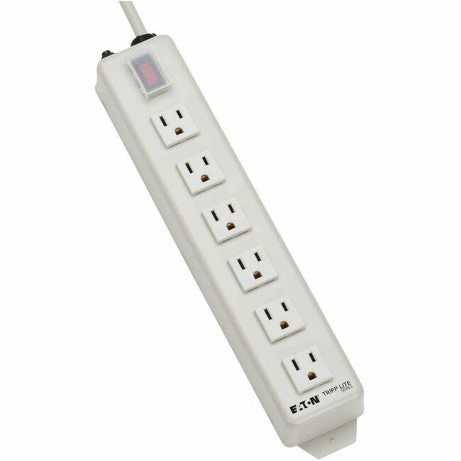 Eaton TLM615NC Tira de Enchufes Eaton Tripp Lite Series Power It! de 6 Salidas, Cable de 15 ft. (4.57 m), 5-15P, Carcasa de Metal