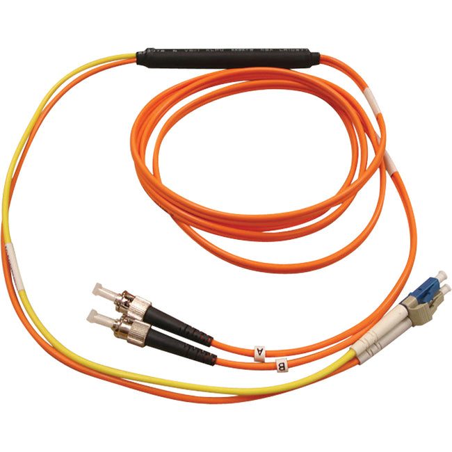 Eaton N422-02M Tripp Lite by Eaton Cable de Conexión de Acondicionamiento de Modo de Fibra Óptica ST/LC 2M 6' 6ft 2 Metros