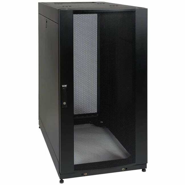 Eaton SR25UBSP1 Tripp Lite by Eaton Recinto de Bastidor SmartRack 25U de Profundidad Estándar Medio Alto Puertas Paneles Laterales Paleta de Choque