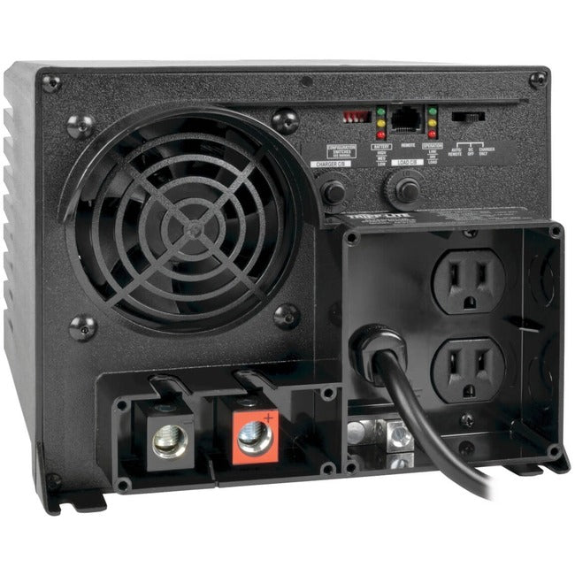 Eaton APS1250 Tripp Lite Series 1250W PowerVerter APS 12VDC 120V Inversor/Cargador con Conmutación de Transferencia Automática, 2 Tomas