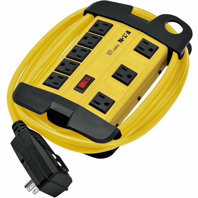 Eaton TLM812GF Tripp Lite Series Power It! Regleta de Seguridad de 8 Salidas, Cable de 12 ft. (3.66 m) con Enchufe GFCI