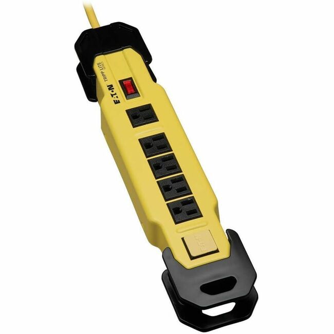 Eaton TLM609GF Tripp Lite by Eaton Power It! Regleta de energía de seguridad de 6 salidas 9 ft. (2.74 m) Cordón y orificios de clip para colgar Cubiertas de seguridad Enchufe GFCI