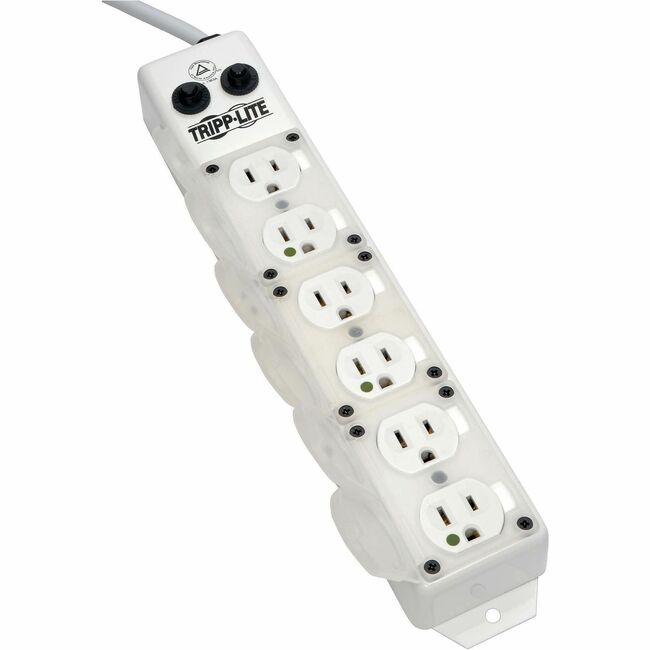 Eaton PS-615-HG-OEM Tripp Lite Series Safe-IT UL 1363A Medical-Grade Power Strip for Patient-Care Vicinity, 6x15A Hospital-Grade Outlets, Safety Covers, 15 ft. Cord