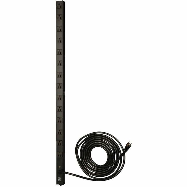 Eaton PDUV15 Tripp Lite by Eaton PDU 1.4kW Single-Phase 120V PDU Básico 14 Salidas NEMA 5-15R Entrada NEMA 5-15P Cordón de 15 pies (4.57 m) 0U Vertical