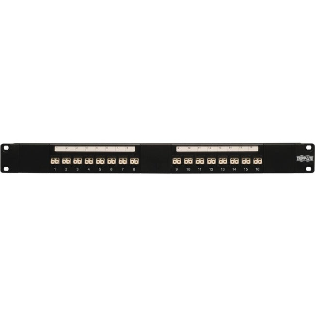 Eaton N490-016-LCLC Panel de Parcheo de Fibra de 16 Puertos 1U Tripp Lite by Eaton (LC/LC) Multimodo o Monomodo