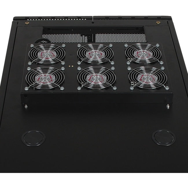 Eaton SRFANROOF Panel de Ventilador Montado en Techo Tripp Lite by Eaton SmartRack - 6 ventiladores de alto rendimiento a 120V; 630 CFM enchufe 5-15P