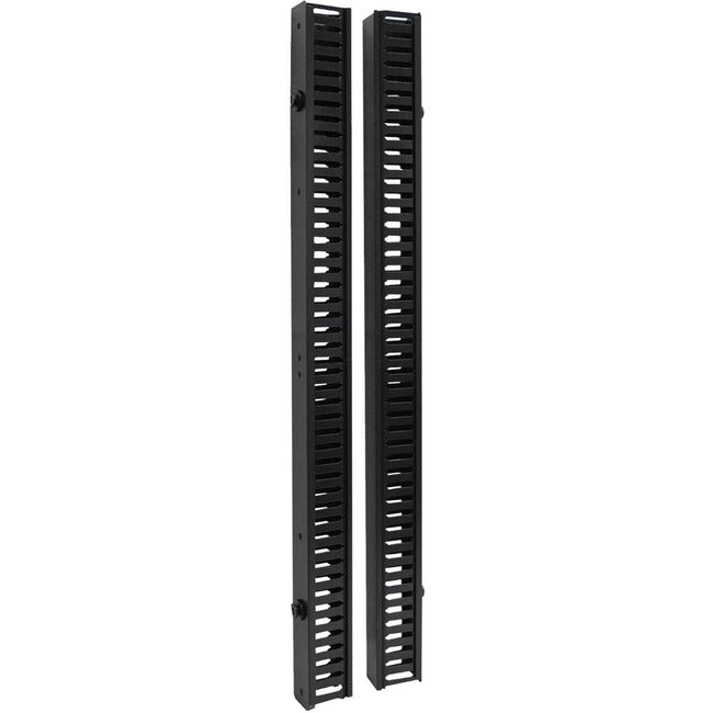 Eaton SRCABLEDUCTVRT Tripp Lite by Eaton SmartRack 6 ft. (1.83 m) Gestor de Cables Vertical - Conducto de doble dedo con cubierta y montaje sin herramientas