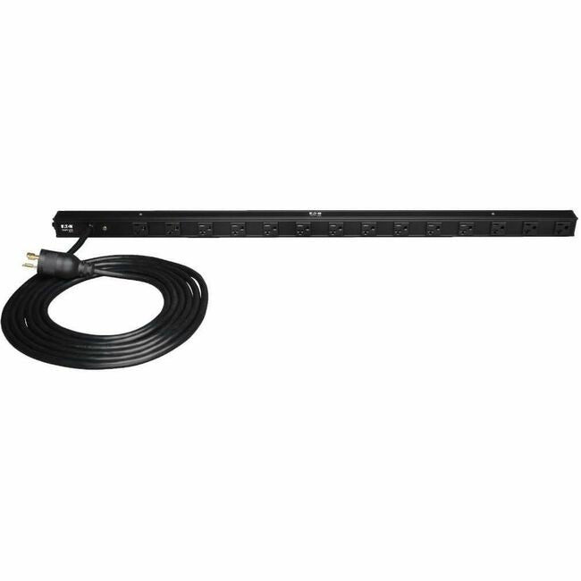 Eaton PDUV20 Tripp Lite by Eaton PDU 1.9kW Single-Phase 120V Basic PDU 14 NEMA 5-15/20R Outlets NEMA L5-20P Input with 5-20P Adapter 15 ft. (4.57 m) Cord 0U Vertical