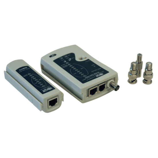 Eaton N044-000-R Probador de Continuidad de Cable de Red Tripp Lite by Eaton para Ensamblajes de Cable Cat5/Cat6, Teléfono y Coaxial