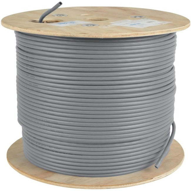 Eaton N022-01K-GY Tripp Lite by Eaton Cable Cat5e 350 MHz Núcleo Sólido (UTP) PVC a Granel Ethernet - Gris 1000 ft. (304.8 m) TAA