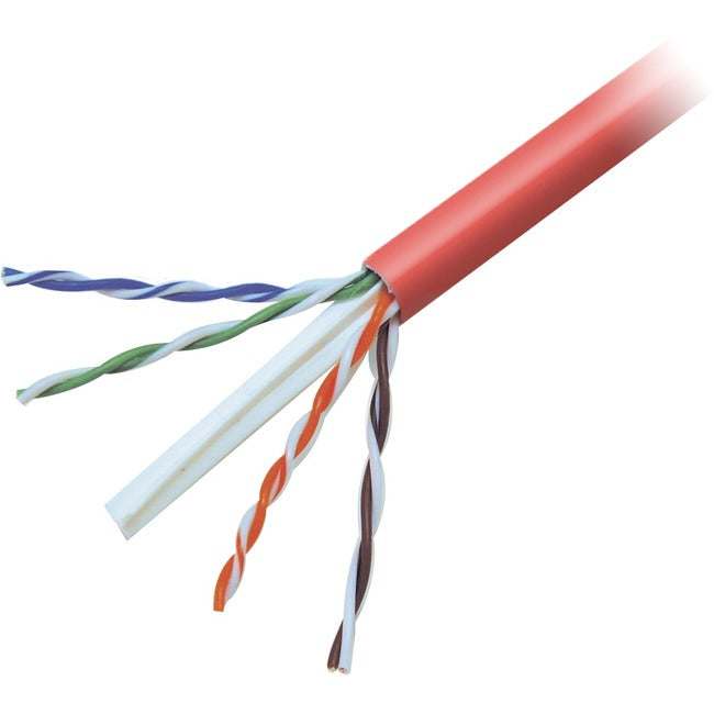Belkin International INC A7L704-1000-RED Cable de Conexión Belkin FastCAT 6, 1000ft - Rojo - 24AWG, RJ45 350mhz - Cable a Granel