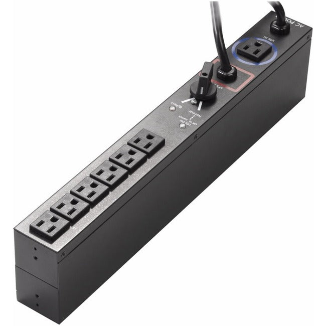 Eaton EHBPL1500R-PDU1U Basic Rack PDU HotSwap MBP 1U 110-125V 12A 1.44 kW NEMA 5-15P y 6 5-15R