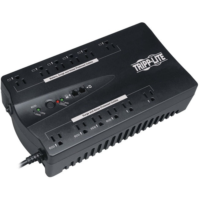 Eaton ECO750UPSTAA Tripp Lite by Eaton UPS Compatible con TAA Serie ECO 120V 750VA 450W UPS de Reserva de Ahorro de Energía con Puerto USB y 12 Conectores