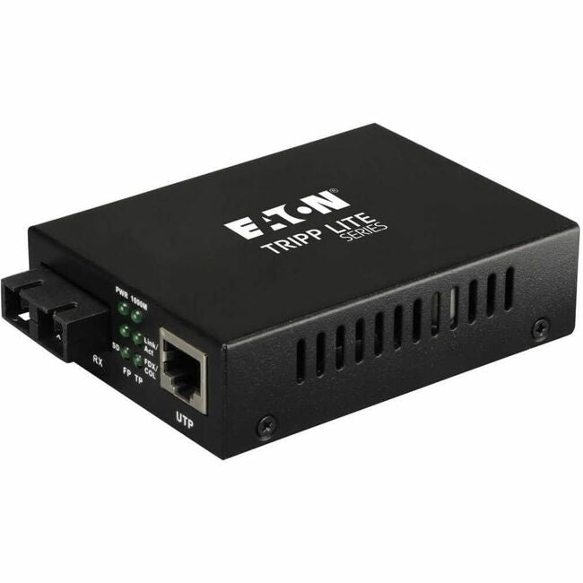 Eaton N785-001-SC Tripp Lite by Eaton Convertidor de Medios Gigabit Multimodo de Fibra a Ethernet 10/100/1000 a 1000BaseLX SC 2km 1310nm