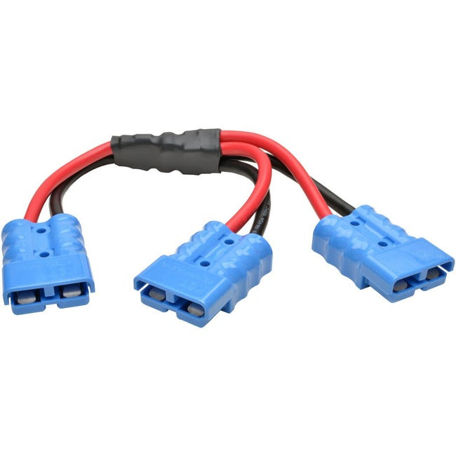 Eaton 48VDCSPLITTER Cable Divisor en Y de la Serie Eaton Tripp Lite para Baterías Seleccionadas, Conectores DC 175A Azules, 1 pie (0.3 m)