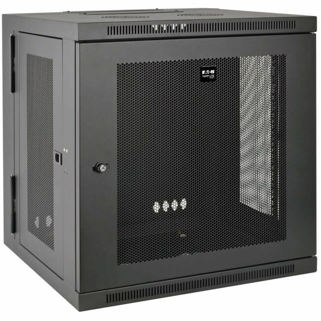 Eaton SRW10US Tripp Lite by Eaton SmartRack 10U Bajo Perfil Profundidad de Conmutador Montaje en Pared Recinto de Bastidor Pequeño Bisagra Trasera