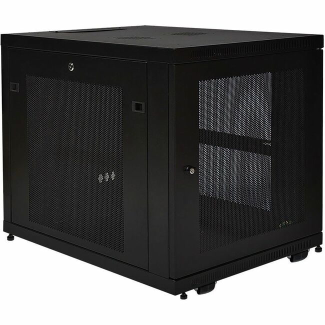 Eaton SR12UB Tripp Lite by Eaton Gabinete de Servidor Rack de 12U con Puertas y Laterales Capacidad de 1000lb