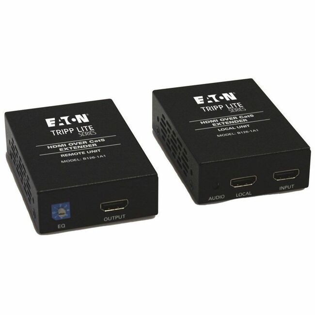 Eaton B126-1A1 Tripp Lite by Eaton HDMI over Cat5/6 Extender Kit Box-Style Transmitter/Receiver for Video/Audio Up to 150 ft. (45 m) TAA