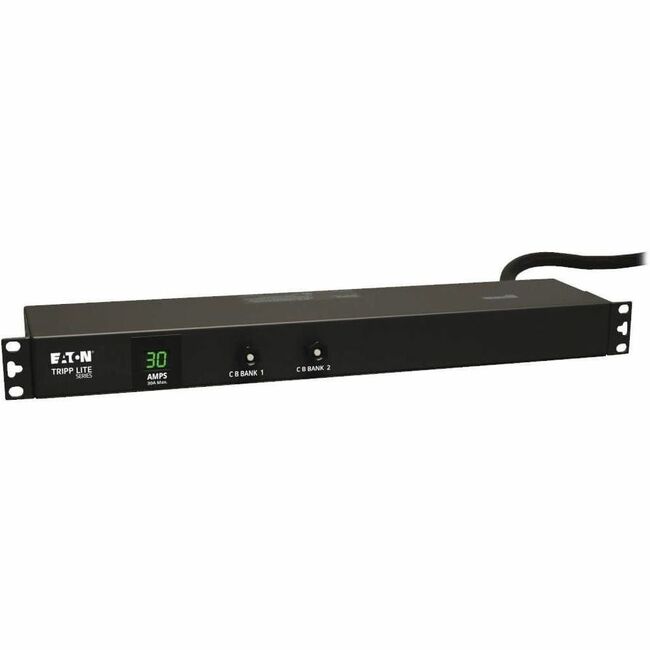 Eaton PDUMH30 Tripp Lite by Eaton PDU 2.9kW Monofásico PDU Metered Local 120V Outlets (12 5-15/20R) L5-30P 15 ft. (4.57 m) Cable 1U Rack-Mount