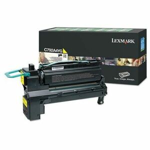 Lexmark C792A4YG Cartucho de Tóner Láser Lexmark C792A4YG - Amarillo - 1 Paquete