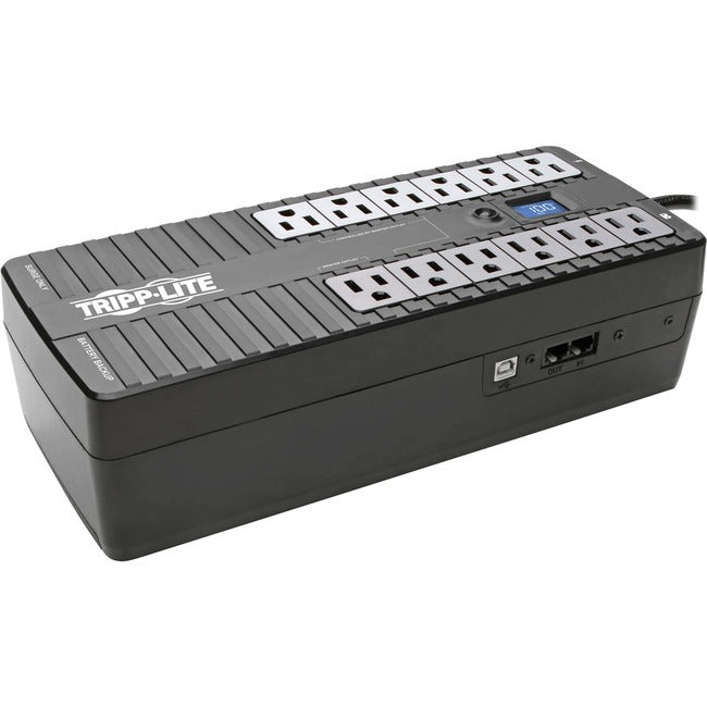 Eaton ECO850LCD Tripp Lite by Eaton UPS 850VA 425W Standby UPS - 12 NEMA 5-15R Outlets 120V 50/60 Hz USB LCD ENERGY STAR Desktop/Wall