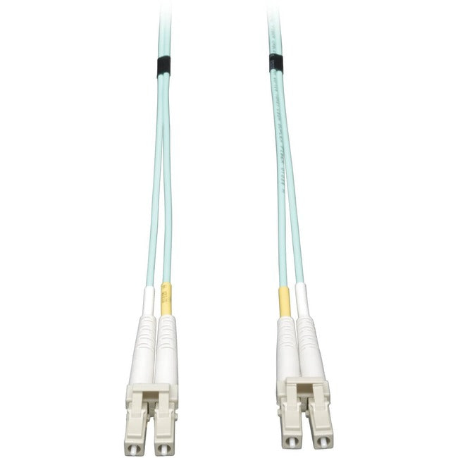 Eaton N820-30M Tripp Lite Series 10Gb Duplex Multimode 50/125 OM3 LSZH Fiber Patch Cable, (LC/LC) - Aqua, 30M (100 ft.)